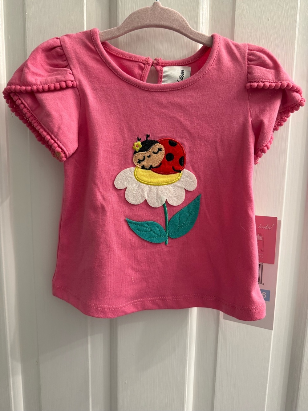Rare Editions Baby Girl Ladybug Floral 2 Piece Set 3-6M NWT